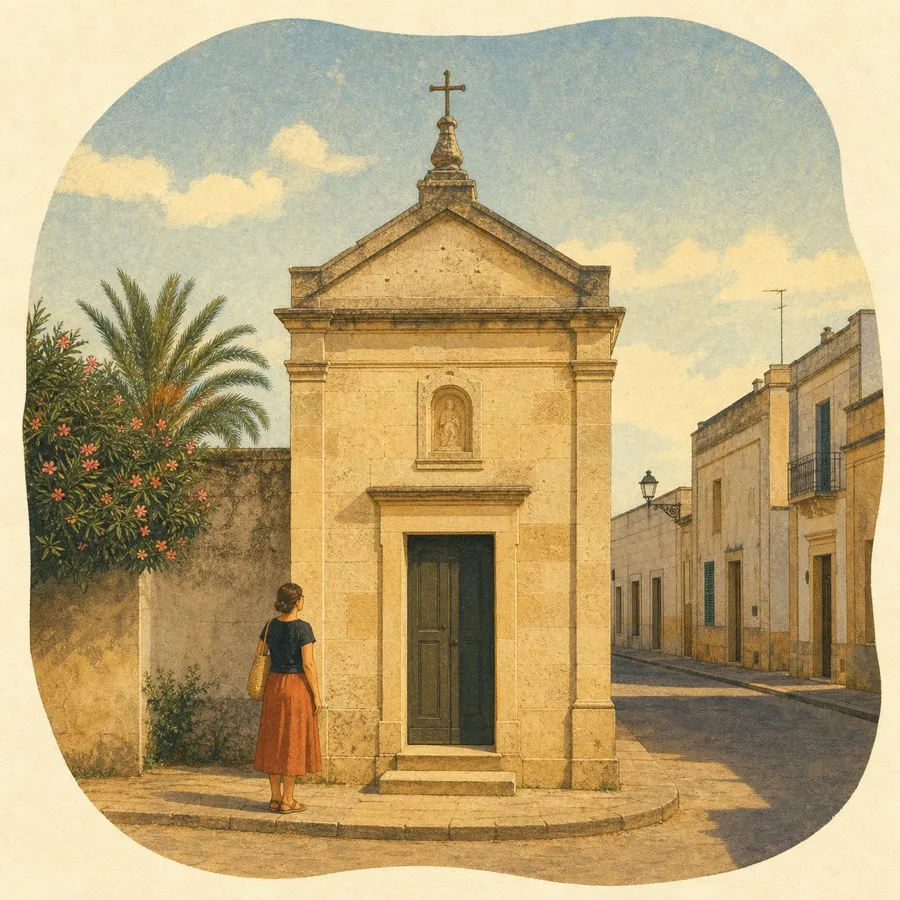 The chapel's unusually compact scale and restrained façade
