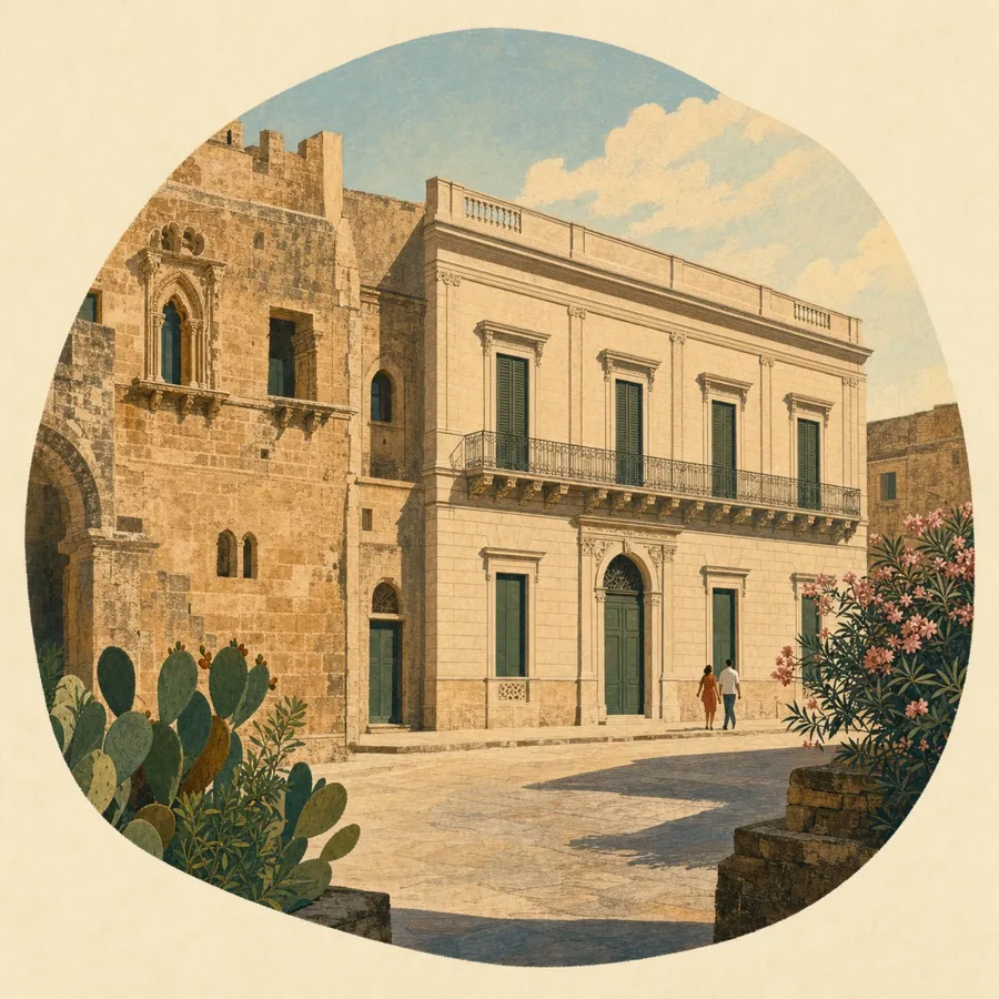 The transition from historic noble compound to twentieth-century residence